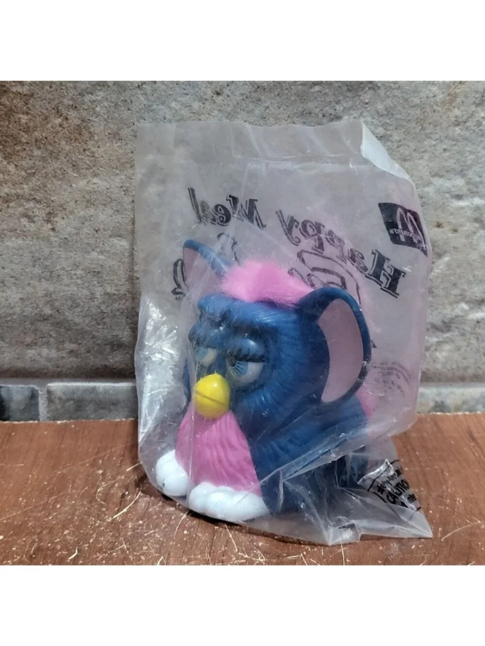 McDonalds Happy Meal Blue Pink Furby 1998 Sealed Original Plastic Packaging